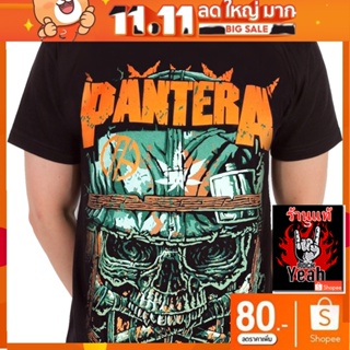 เสื้อวง Pantera เสื้อผ้าแฟชั่น แพนเทอรา เสื้อยืด วงดนตรี เสื้อวินเทจ RCM1201