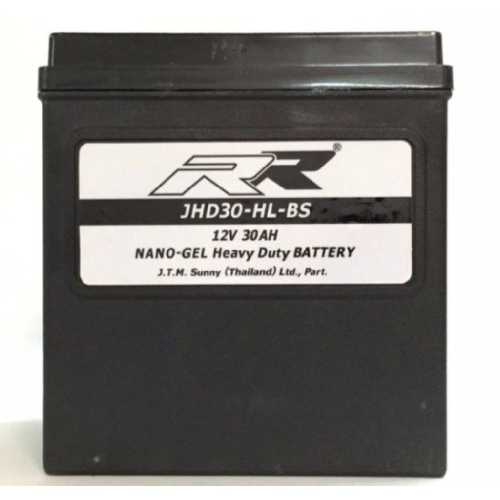 แบตเตอรี่ RR Harley  Davidson Gel nano jhd 30 amp 30 แอมป์ แบต bigbikeแบตเตอรี่มอเตอร์ไซค์ Harley  H