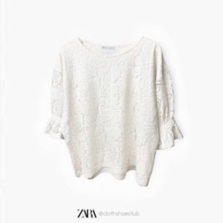 เสื้อ ZARA Woman/Basic Collection แท้💯 (size M)