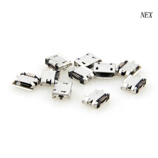 Nex ซ็อกเก็ตชาร์จ Micro USB MK5P 5pin ตัวเมีย 10 ชิ้น