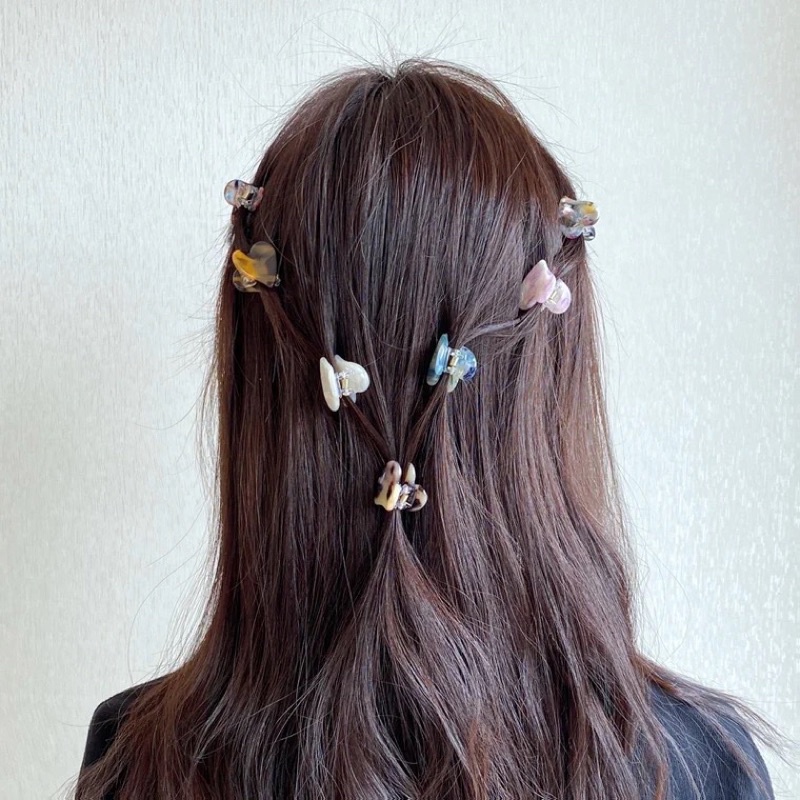 🔥HOT ITEM🔥 กิ๊บหนีบผมหินอ่อนหัวใจ สุดฮิต ขนาด 2.5 cm - รูปที่ 4