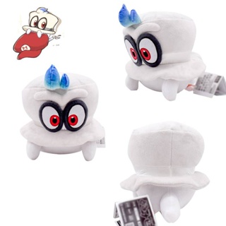 20cm Cappy Super Mario Plush Toy White Hat Cartoon Game Stuffed Doll Christmas Gift