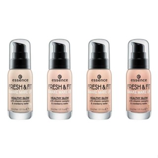 ของแท้/พร้อมส่ง Essence Fresh &amp; Fit Awake Me up (40 Fresh Sun Beige) รองพื้นเนื้อบางเบา