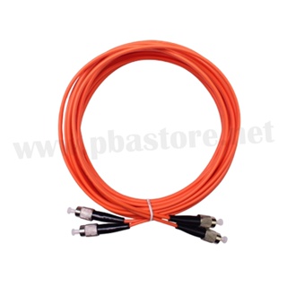 PATCH CORD FIBER 50/125 FC/UPC-FC/UPC MM-DX OM1 2.0MM 3M (สีส้ม)