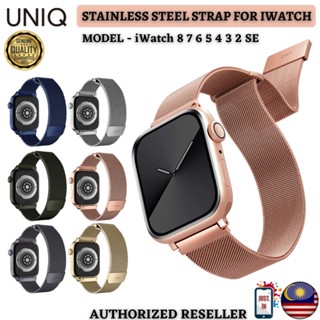 Uniq สายนาฬิกาข้อมือสเตนเลส แบบเปลี่ยน สําหรับ iWatch 8 7 6 5 4 3 2 SE 2022