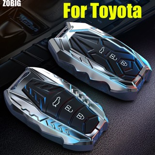 ZOBIG for Toyota Key Fob Cover  Key Case Cover Protector Compatible with 2017-2019 Toyota C-HR Prius Toyota Camry  cross