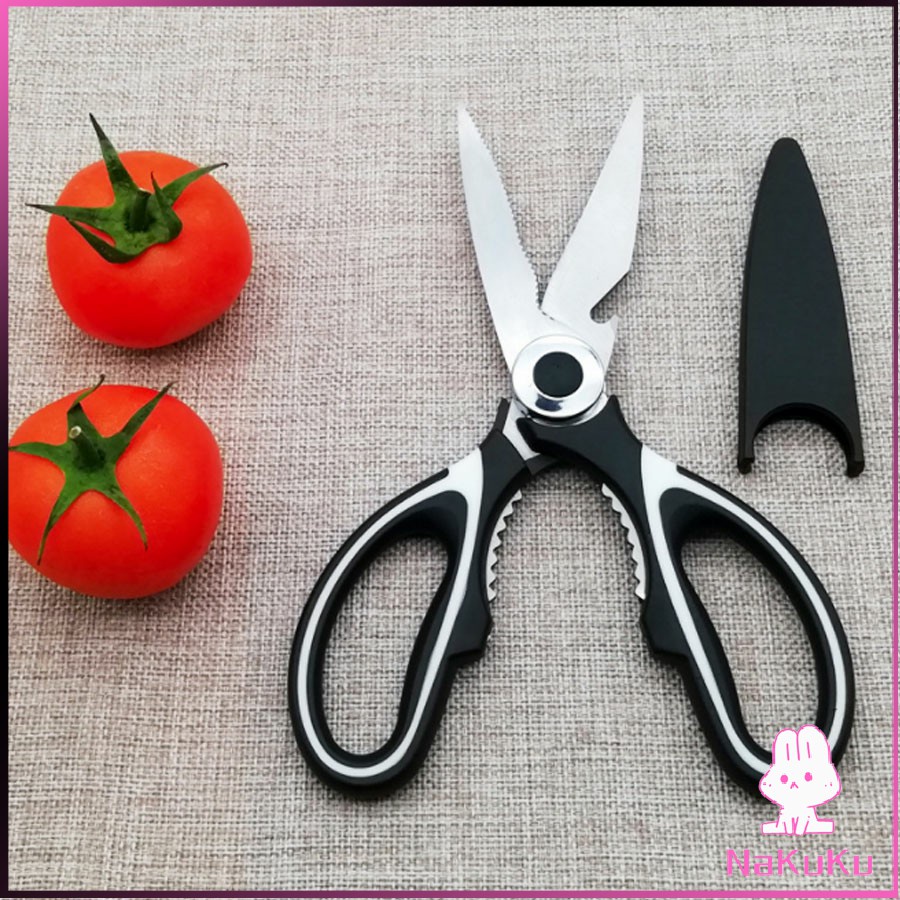 NKK กรรไกรตัดอาหาร กรรไกรสารพัดประโยชน์ กรรไกรสแตนเลส อุปกรณ์เครื่องครัว Kitchen scissors