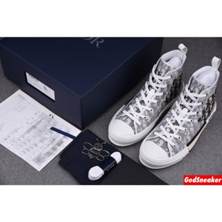 [ Pre - Order ] Di*r B23 Sneaker High Top Black White Size 37- 45 [ Best Quality ]