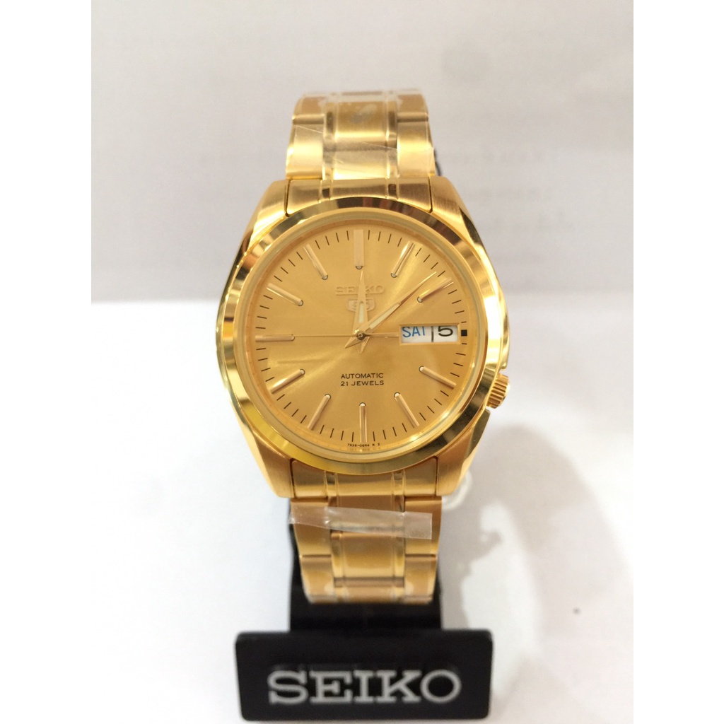 SEIKO นาฬิกาผู้ชาย รุ่น SNKL48 Automatic Gold