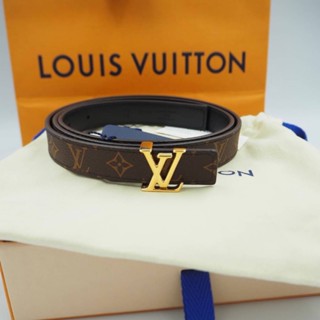 ของแท้ 💯 New Louis Vuitton Belt 2 cm ใส่ได้2ด้าน พร้อมส่ง