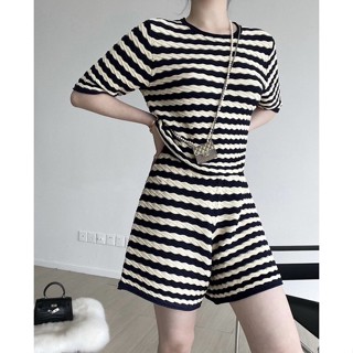 RARIS.CLOSET - Striped Knitted Set