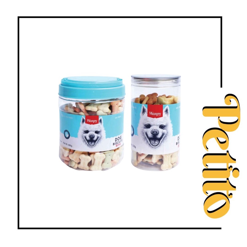 Wanpy Dog Biscuits Bone 230g/480g