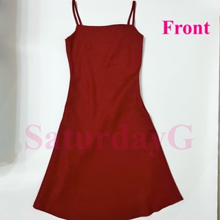 ส่งต่อ เดรสออกงาน สีแดง Size XS เดรสไปงาน ราตรีสั้น คริสมาส Christmas Dress