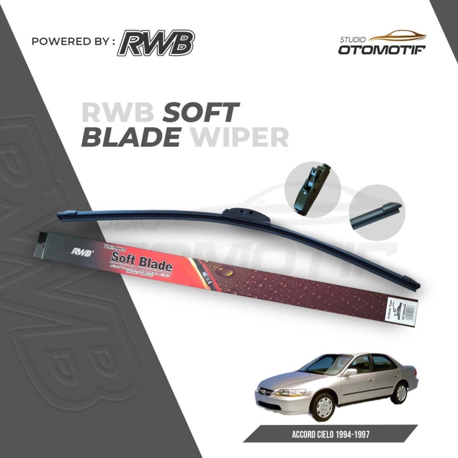 RWB S52 WIPER Accord Cielo 1994-1997 SOFT FRAMELESS WIPER ACCORD CIELO
