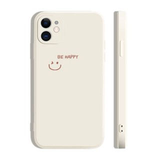 BE HAPPY เคสไอโฟน iPhone 8พลัส 11 12 13 pro max X Xr Xs Max เคส iPhone 14 plus case 14 pro 7 8 plus เคส นิ่ม phone case