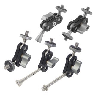 Mini Magic Arm Double Ballhead 1/4 นิ้วสกรู CNC สําหรับกล้อง…