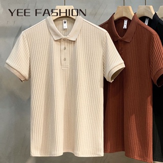 YEE Fashion เสื้อยืด เสื้อ ผู้ชาย เสื้อเชิ้ตแขนยาวลําลอง ทรงหลวม ขนาดใหญ่  ระบายอากาศได้ดี แฟชั่นฤดูร้อน สําหรับผู้ชาย22112601