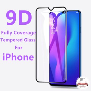 กระจกนิรภัยกันรอยหน้าจอ 9D สําหรับ iPhone 14 Plus 11 13 12 14 Pro Max XR 6 6S 7 8 Plus X XS Max