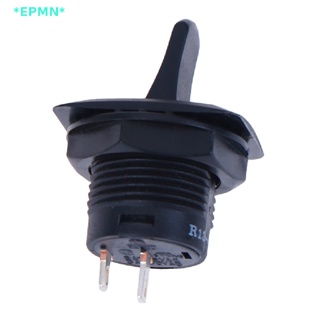 Epmn&gt; R13-402A สวิตช์โยก SPDT 2Pin เปิด-ปิด สีดํา 2 ตําแหน่ง