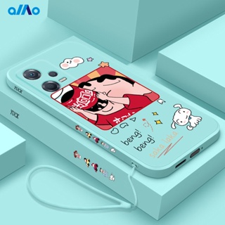 เคสโทรศัพท์มือถือ ซิลิโคน ลายการ์ตูนชินจัง บางมาก กันกระแทก สําหรับ Redmi Note 12 12pro 12 Pro+5g Xiaomi 12t 12t Pro 5g