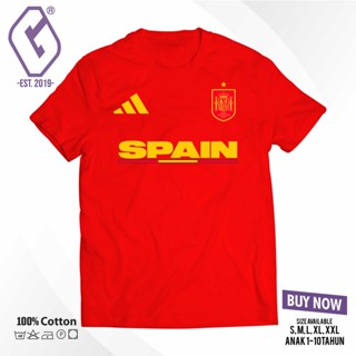 เสื้อยืด พิมพ์ลาย Spain world cup distro สไตล์สเปน เวอร์ชั่น 2