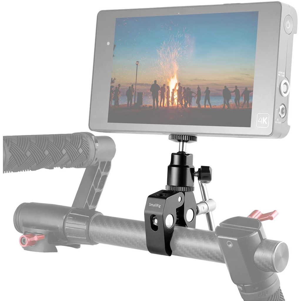 SmallRig Super Clamp Mount with 1/4" Screw Ball Head Mount 1124