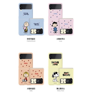 Snoopy Hard Phone case for galaxy z flip 4 flip4 heart pink Lucy Charlie green pattern cute character