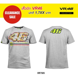 เสื้อยืด Vr46 ลิขสิทธิ์แท้ VR46 T-Shirt 46 Underracing