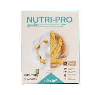 Nutri​Proกรีดกล่องเอาสรหัสออก โปรตีน​เลกาซี่​ถั่วเหลือง​กล่องละ15​ซอง​