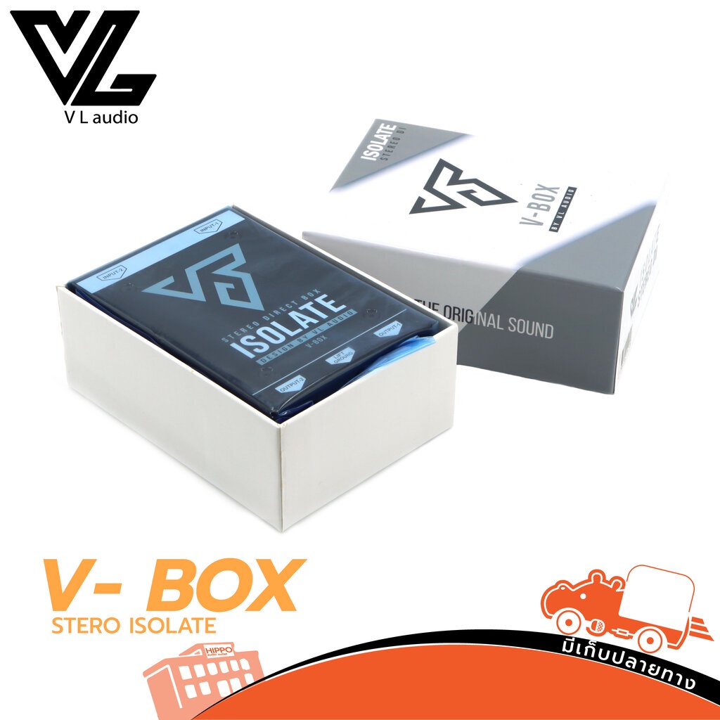 VL V BOX STEREO ISOLATE ไดเล็คบ๊อก ของแท้ ส่งไว (ใบกำกับภาษีทักเเชทได้เลยค่ะ) Hippo Audio