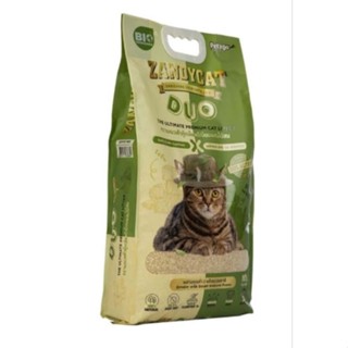 Zandycat Duo สูตรทรายเต้าหู้ ผสมไม้สน ชนิดเกล็ด 10L
(5kg.)