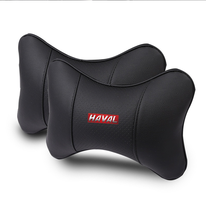 Breathable หนัง Headrest หมอนรองคอรถหัวคอหมอนสําหรับ Haval H1 H2 M6 M4 H4 H5 H6 H3 H7 H8 H9 F5 F7 F7