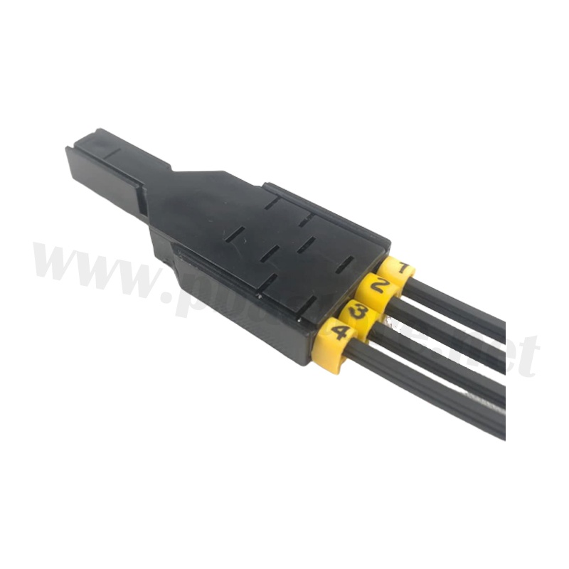 อุปกรณ์แยกสายไฟเบอร์ FTTH 4core แบบมีสาย 30cm