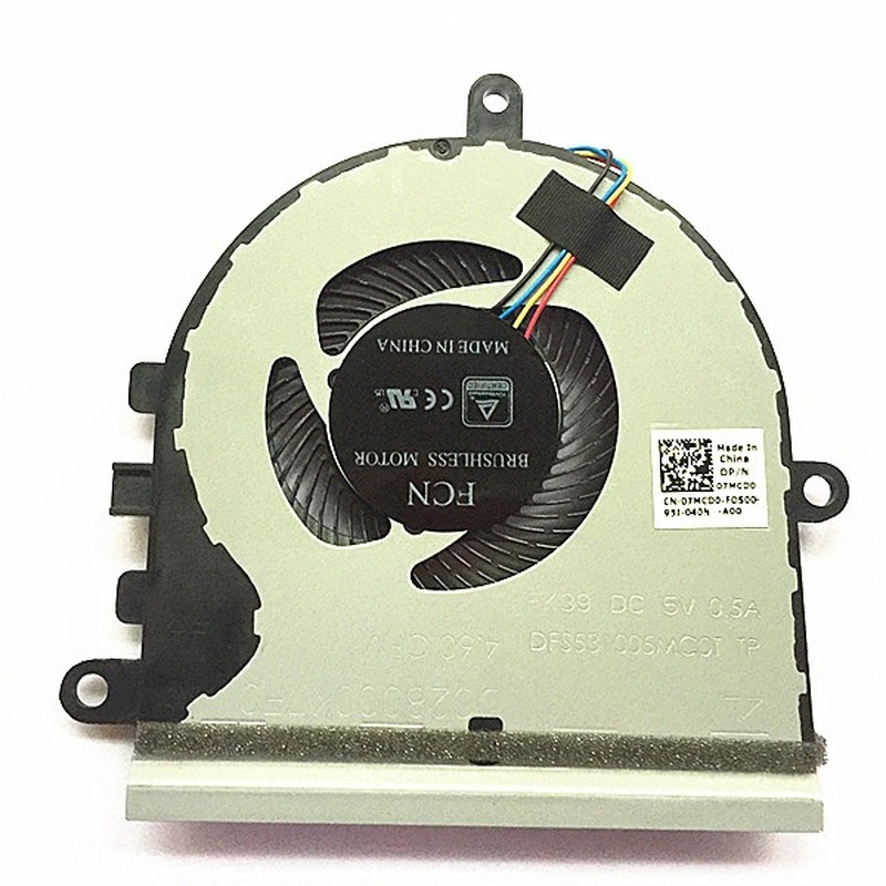 แล็ปท็อปใหม่ CPU Cooling Cooler พัดลมระบายความร้อนสําหรับ Dell Inspiron 5570 15-5575 15-5570 P75F Se