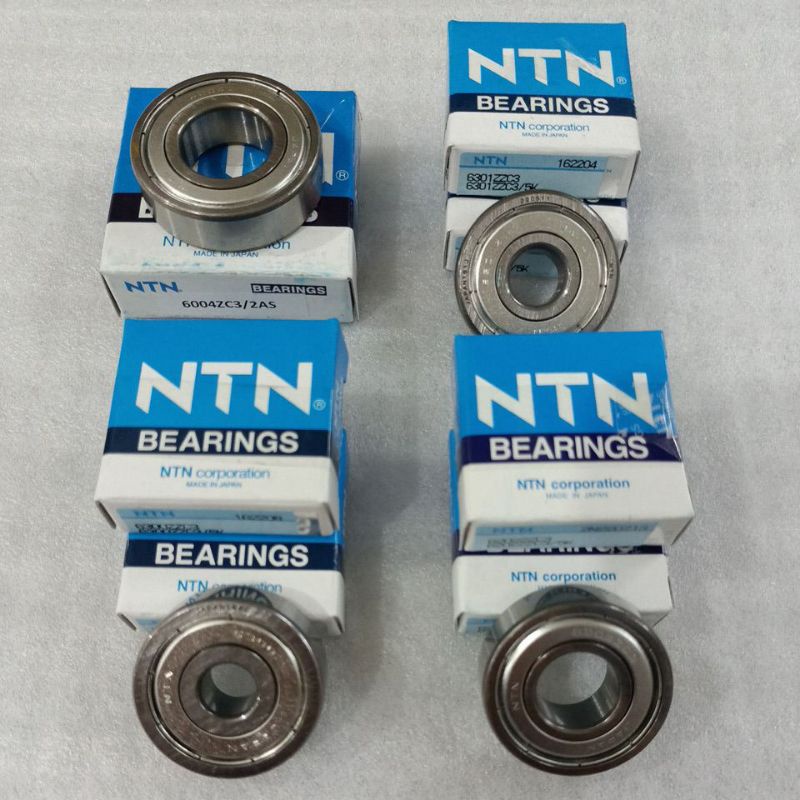 100%NTN แบริ่ง C3 ชุดล้อหน้า/หลัง (5 ชิ้น) 6300zz/6301zz/6202zz/6004z