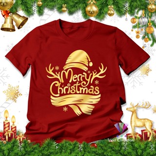 เสื้อยืด ลาย Merry Christmas | Merry Christmas กวางเขากวาง A2962 | เสื้อยืด สําหรับผู้ใหญ่ ผู้ชาย และผู้หญิง | เสื้อผ้าคริสต์มาส คริสเตียน วิญญาณ