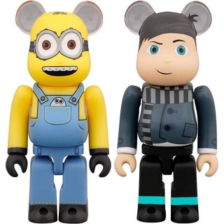 BE@RBRICK OTTO &amp; YOUNG GRU 100% 2PACK Minions JAPAN OFFICIAL ZA-266