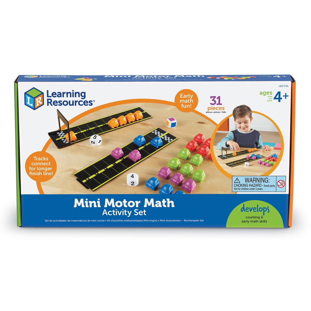 Mini Motor Math Activity Set [จากแบรนด์ Learning Resources][ 4 ขวบ + ][พร้อมส่ง]!!!
