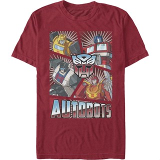 Heroic Autobots Transformers T-Shirt เสื้อคนอ้วนผญ เสื้อยืด cotton