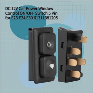 YiChe สวิตช์เปิดปิด ควบคุมกระจกรถยนต์ DC 12V 5 พิน สําหรับ BMW E23 E24 E30 61311381205