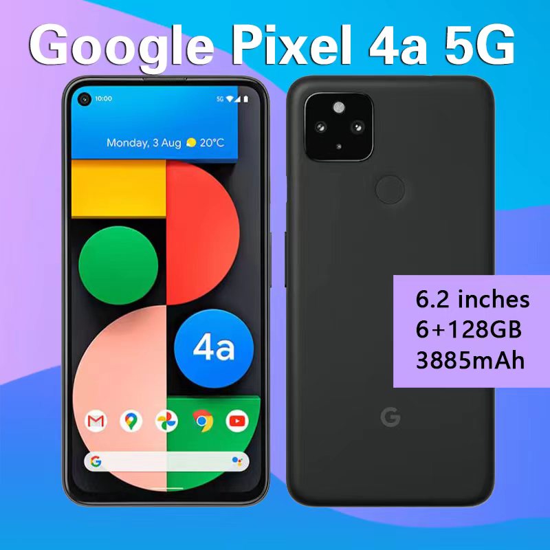 Google Pixel 4a 5G แอนดรอยด์ 6.2 นิ้ว ของแท้ มือสอง 6+128GB Snapdragon 765G 5G กันน้ํา