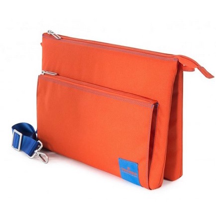 Tucano Slim Bag สําหรับ MacBook 13" และ iPad Pro Tucano Lampo สีส้ม - กระเป๋าแล็ปท็อป