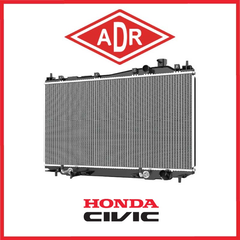 ADR หม้อน้ำรถยนต์ Honda Civic EG EK ES FD FB FC FK ฮอนด้า ซีวิค หม้อน้ำ อลูมิเนียม