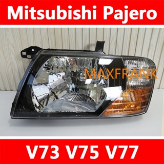 For Mitsubishi Pajero V73 V75 V77 99-06 HEADLAMP/HEADLIGHT/LENS HEAD LAMP/FRONT LIGHT/HEADLAMP COVER ไฟหน้า​ /เลนส์ไฟหน้า/ไฟหน้าสําหรับ/ไฟท้าย ฝาครอบไฟหน้า / ฝาครอบไฟหน้าตรงรุ่น สำหรับ / ฝาครอบไฟหน้าสําหรับ / ฝาครอบเลนส์ไฟหน้า รถยนต์สําหรับ / เลนส์ไฟหน้า