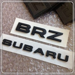 สติกเกอร์โลโก้ SUBARU WRX STI BRZ สีดํา สําหรับติดตกแต่งรถยนต์ ZB002