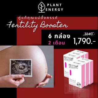 มีลูกยาก Foxy Cap Fertility Booster 6กล่อง โค้ดส่วนลด