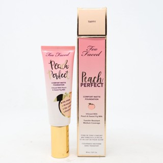 Too Faced Peach Perfect Comfort รองพื้นเนื้อแมตต์ 1.6 ออนซ์ / 40 มล. พร้อมกล่อง