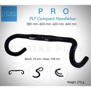 แฮนด์อลูเสือหมอบ PRO PLT COMPACT HANDLEBAR