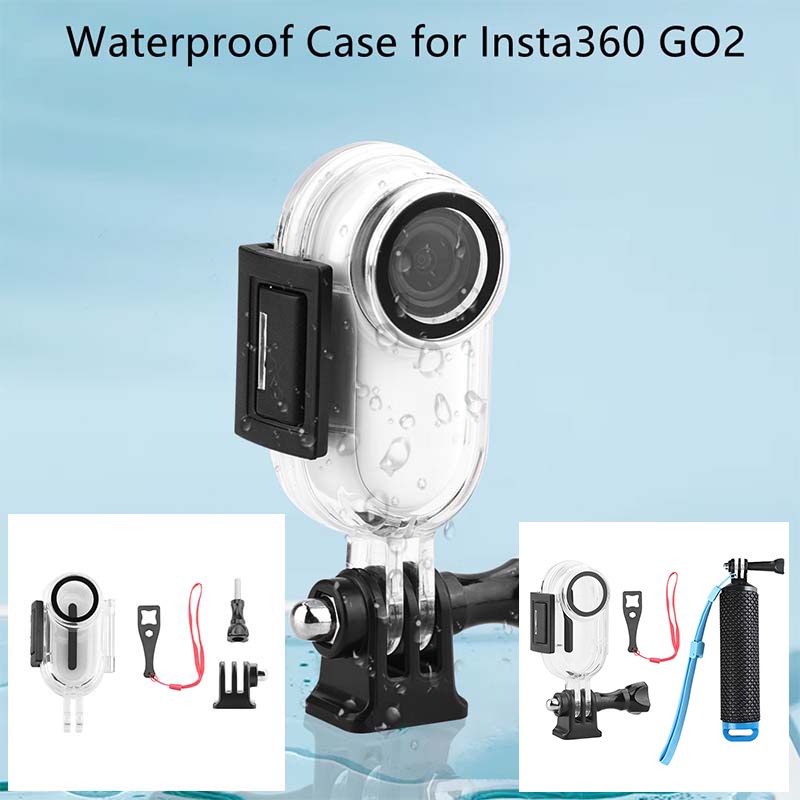 เคสกันน้ํา อุปกรณ์เสริมกล้อง สําหรับ Insta360 GO2 30M Insta360 GO 2
