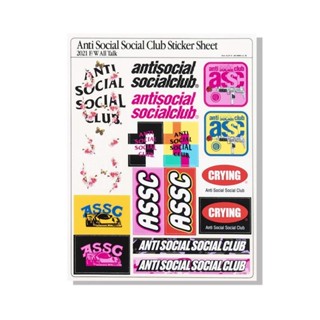 Anti Social Social Club All Talk 2021 Sticker Sheet